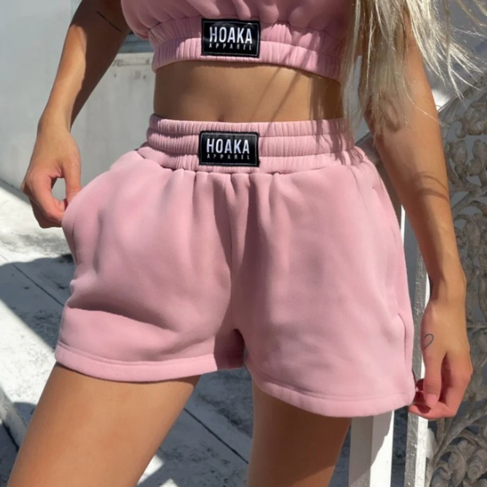 Hoaka Shady Pink Comfy shorts